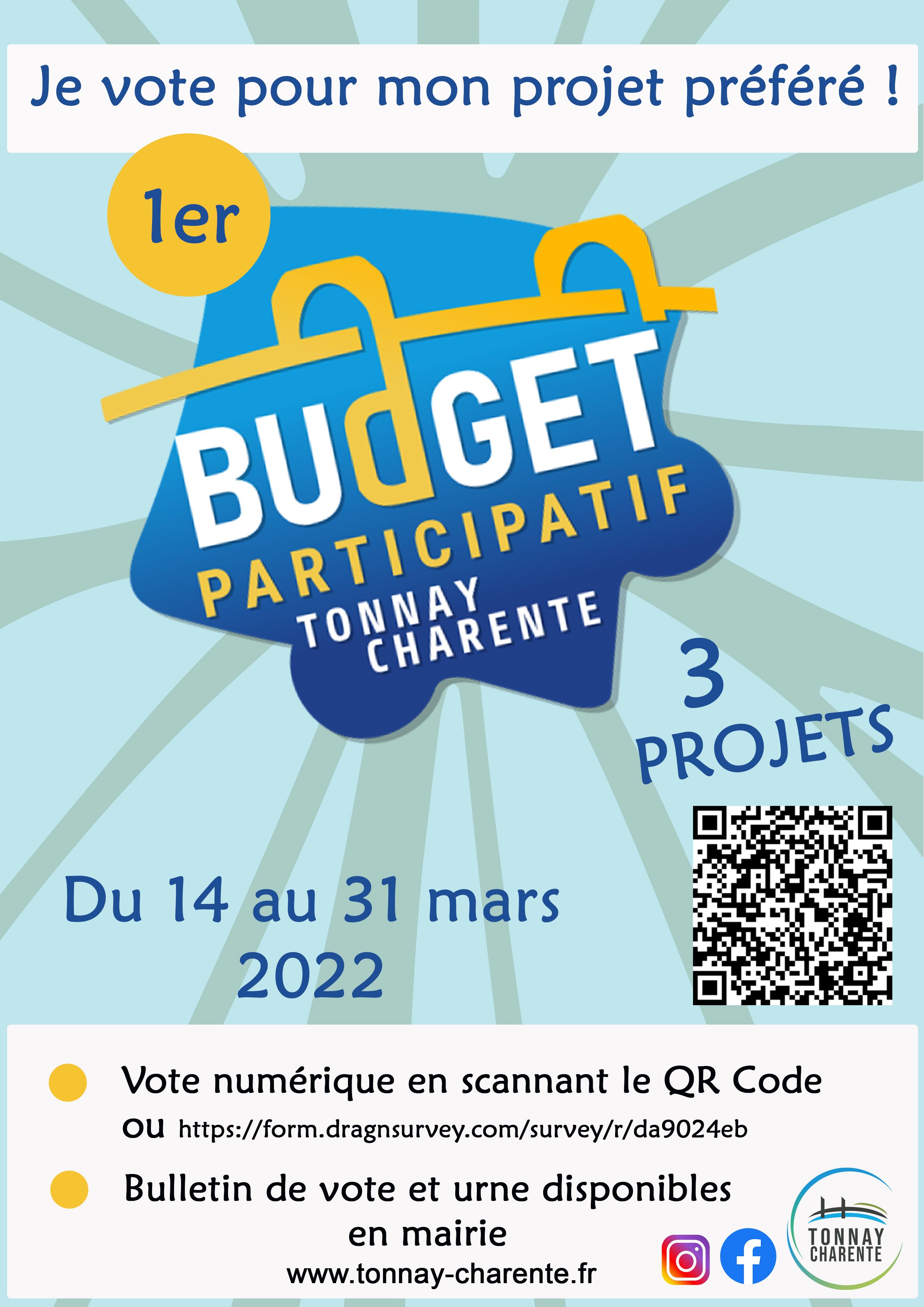 Affiche vote budget participatif