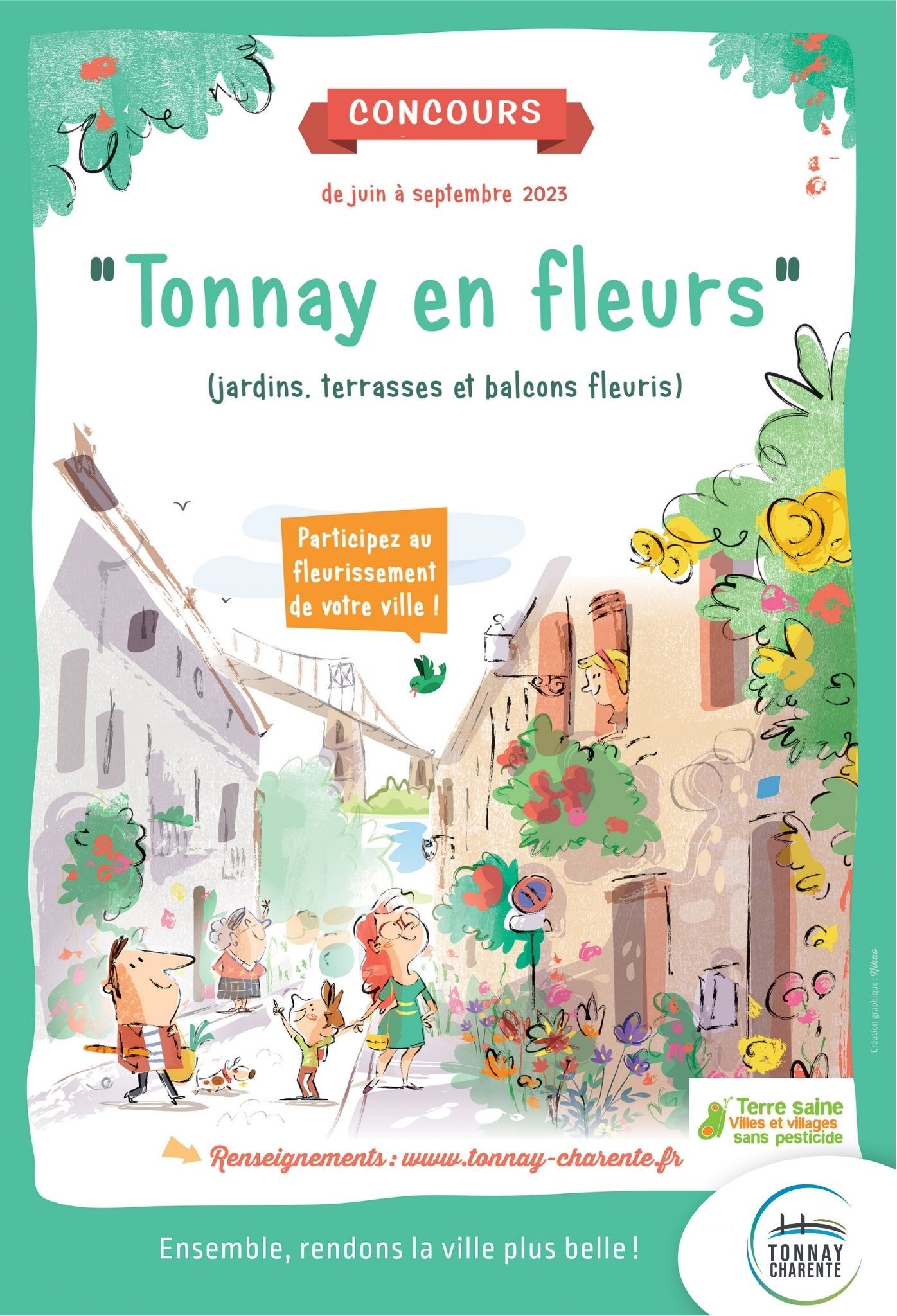 Affiche fleurs