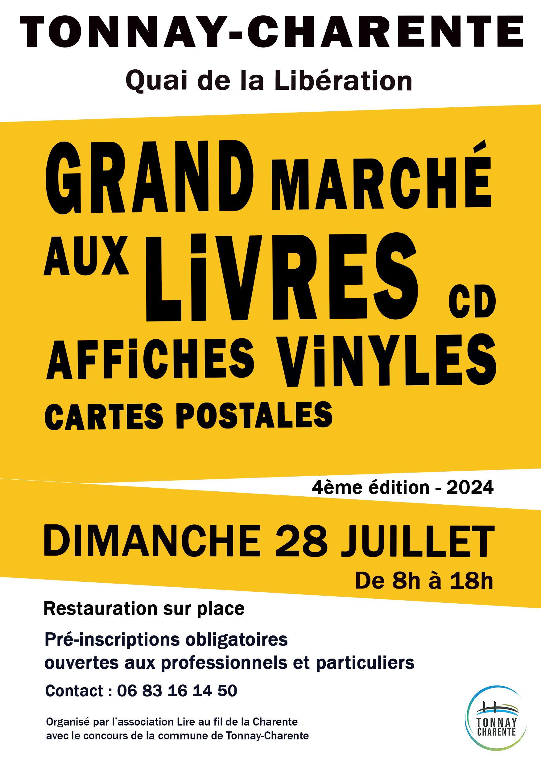 Affiche Marché aux livres 2024 V1