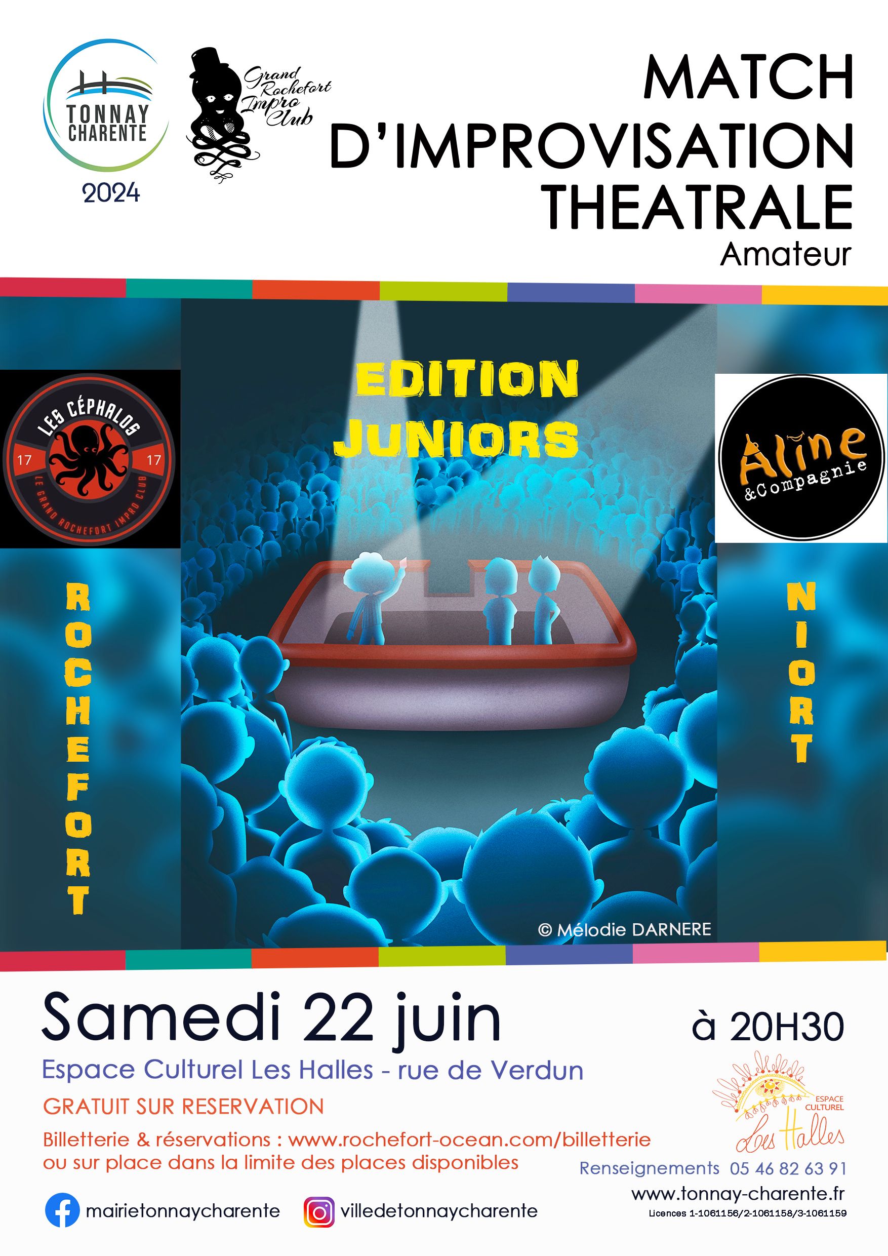 Affiche Match Impro Juin 2024 FINALE