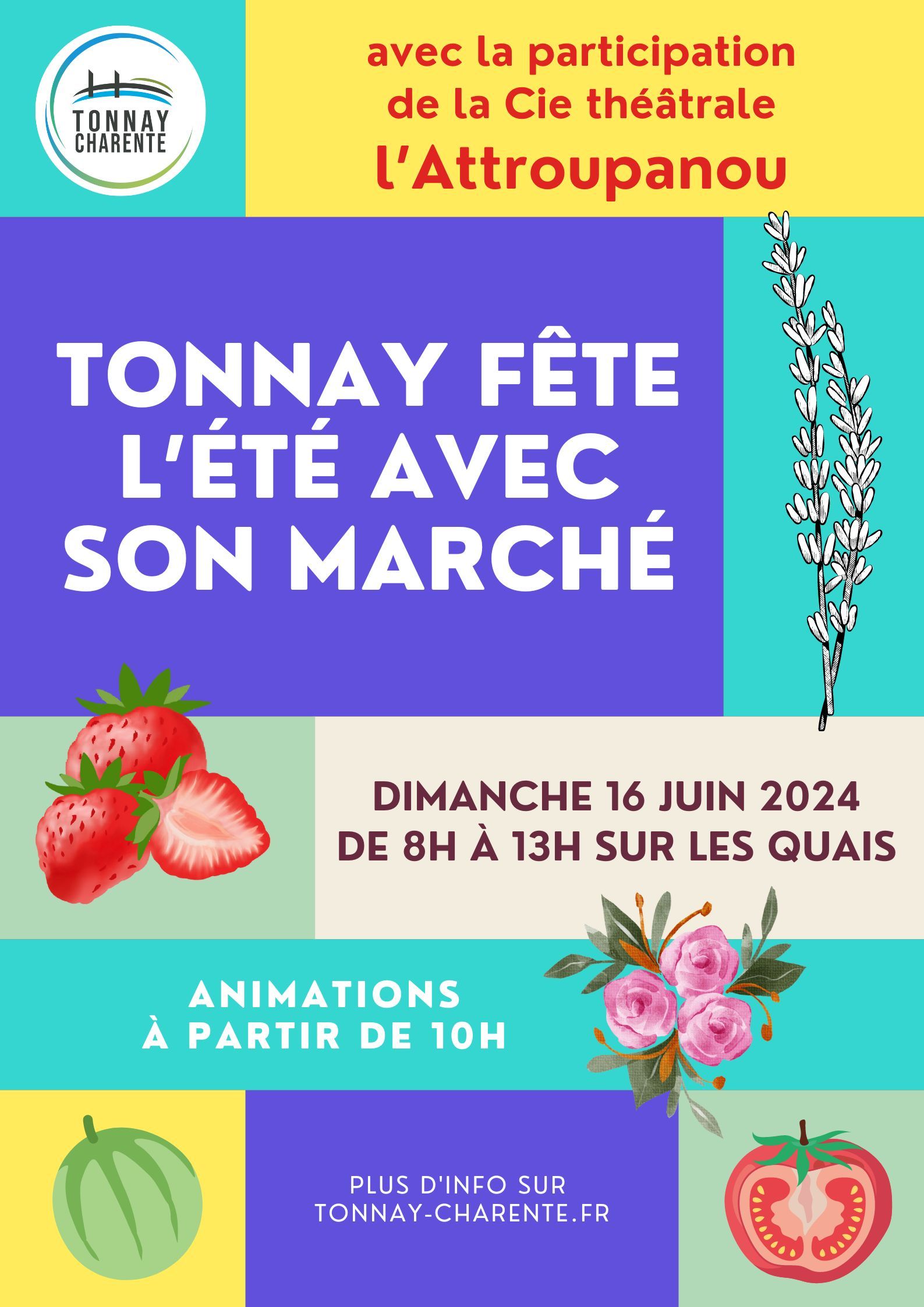 Tonnay fête lété avec son marché VF